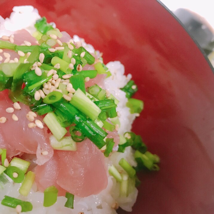 これぞしんぷるまぐろ丼( ˙꒳​˙ )